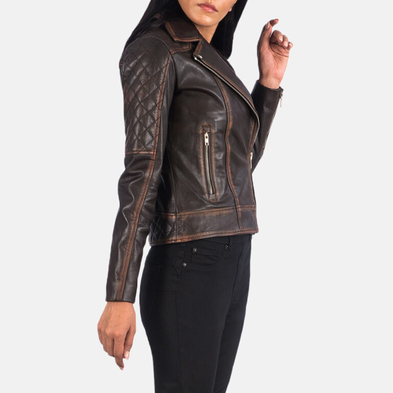 Womens Carolyn Quilted Vintage Brown Biker Jacket_5413 copy-3-1623148479423